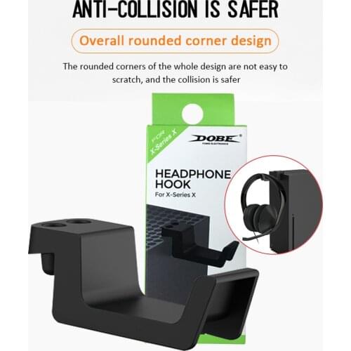 For Xbox series X Earphone Hook Holder Holder For Xbox Game Console Hanging Bracket Headset Storage Rack Earphone Accessories