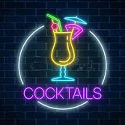 Neon Sign cocktail Cup Neon light Neon Wall Sign Beer Bar Floor Lamp Hotel Advertise Lamp Recreational Handmade Real glass TUBE