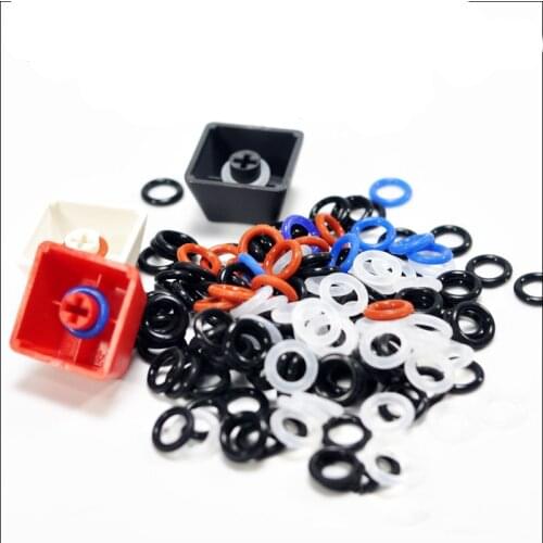 MX Rubber O-Rings Switch Dampeners DBlack Clear Red Blue Cherry MX Keyboard Dampers Keycap O Ring