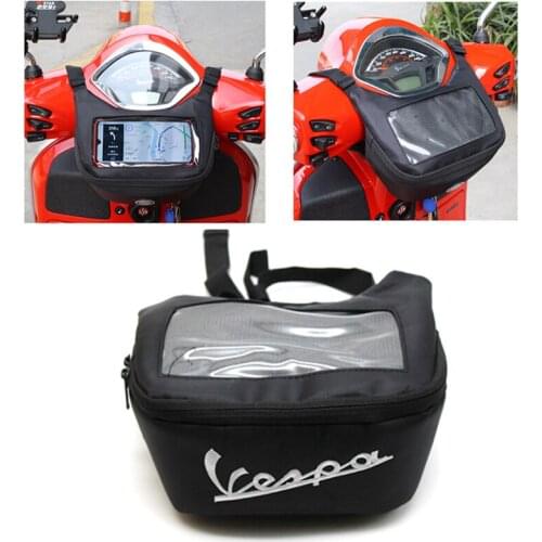 Motorcycle Handlebar Bag Waist Bag Mobile navigation Bag for Vespa Piaggio Sprint Primavera LX LXV 50 125 150 water-proof bag