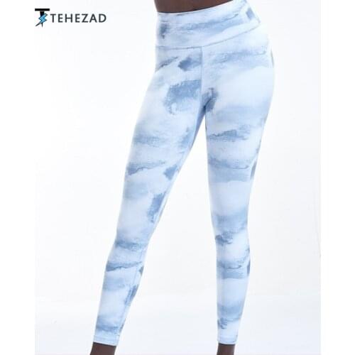 TEHEZAD Women Yoga Pants Sport Fitness Sportwear Gym Elastic Plus Size Push up leggings Seamless Butt Lift High Waist Tights