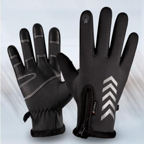 Winter Motorcycle Gloves For Men And Women Arctic Velvet Outdoor Sports Cycling Skiing Warm Hiking Gloves