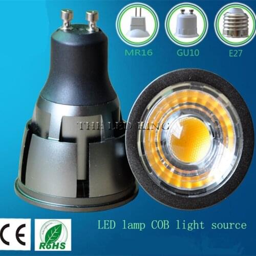 1pcs Super Bright Dimmable GU10 COB 9W 12W 15W LED Bulb Lamp AC110V 220V spotlight Warm White/Cold White led LIGHTING