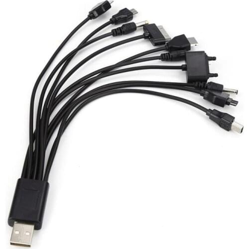 10 in 1 Multi Charging Cable Plug USB Charger Charging Cable For Mobile Phone IN STOCK