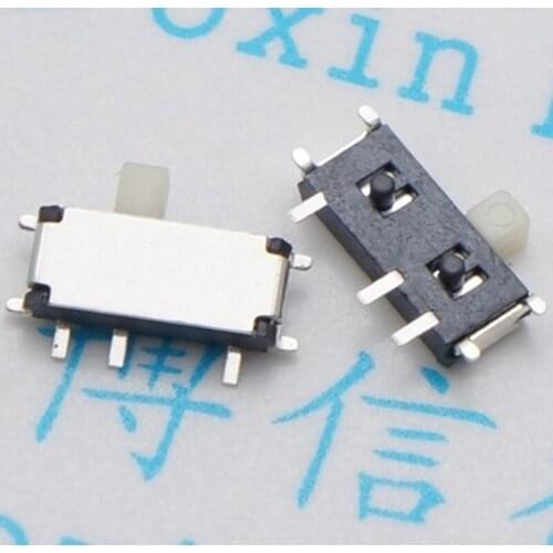 100PCS Seven-leg pull / slide switch / power switch MSK-12C01-07 (1P2T) 7P micro toggle switch