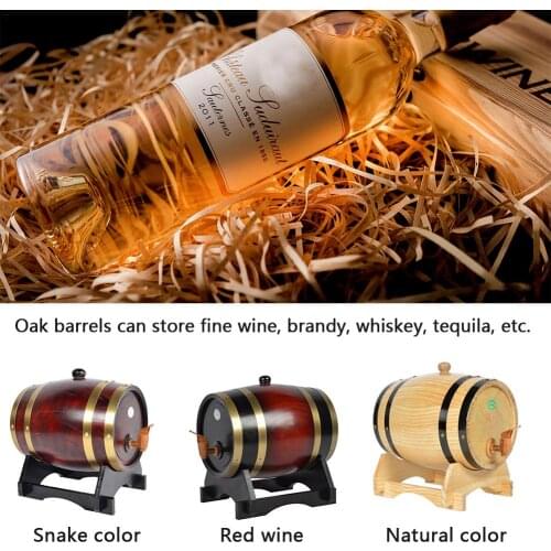 Oak Pine Wine Barrel Storage Special Barrel 1.5L And 3L Storage Bucket Beer Casks Dropshipping