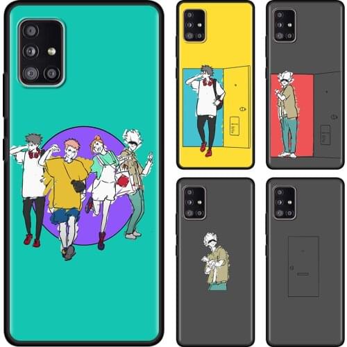Jujutsu kaisen Gojo Satoru Anime Phone Case For Samsung Galaxy A72 A52 A71 A51 A42 A32 A31 A21 A02 A01 A11 A91 A41 A21s A02s Bag