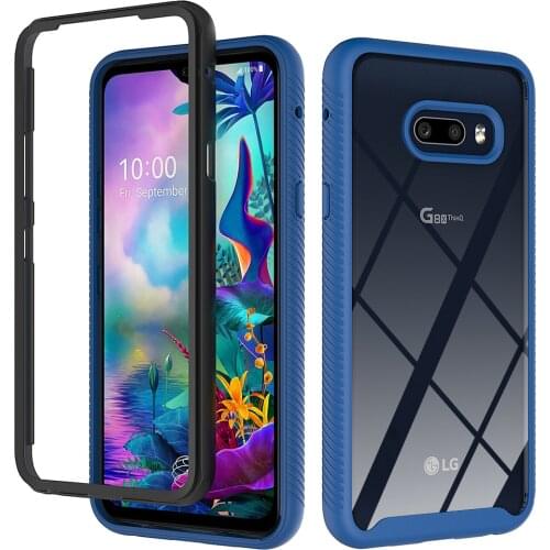 Transparent Armor Case For LG G8X V50S ThinQ K41S K61 K51S K31 K40 X420 Stylo 6 5 Velvet Q70 K92 Harmony 4 PC Bumper TPU Cover