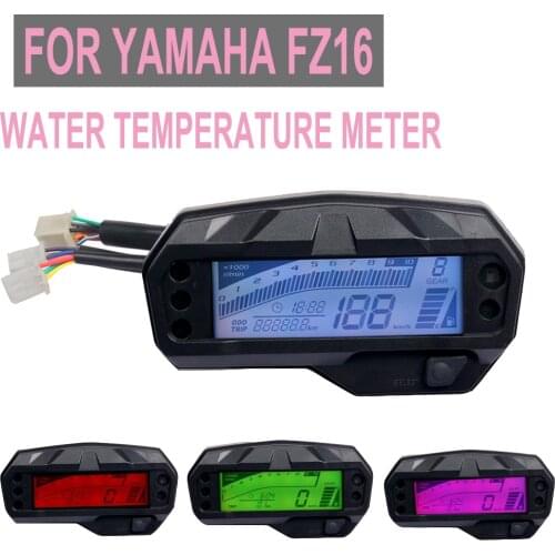 Water Temperature Meter Gauge Sensor Digital Tachometer Display for Yamaha FZ16 FZ 16 Motorcycle Speedometer Rpm Gauge