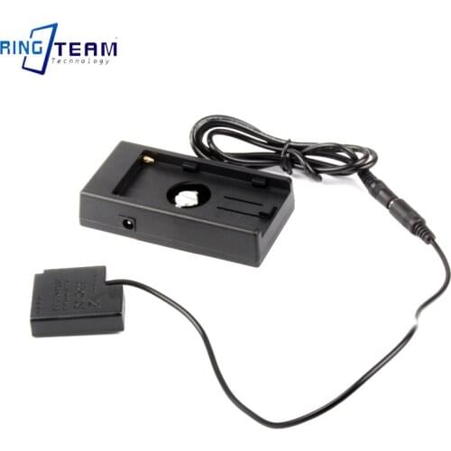 For Panasonic DMC-GM1 GM5 GF7 GF8 External Power Supply Base Adapter F970 F750 F550 Plate Gusset DC4017+ DCC15 Dummy Battery