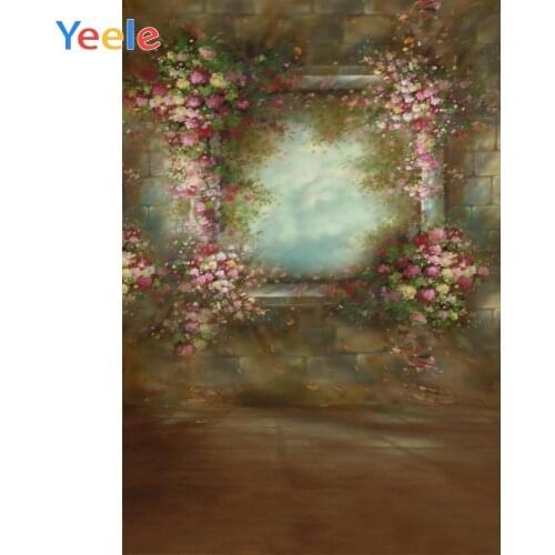 Yeele Flowers Window Photo Background Photophone Pinewood Photography Backdrops Studio Shoots for Baby Newborn Cake