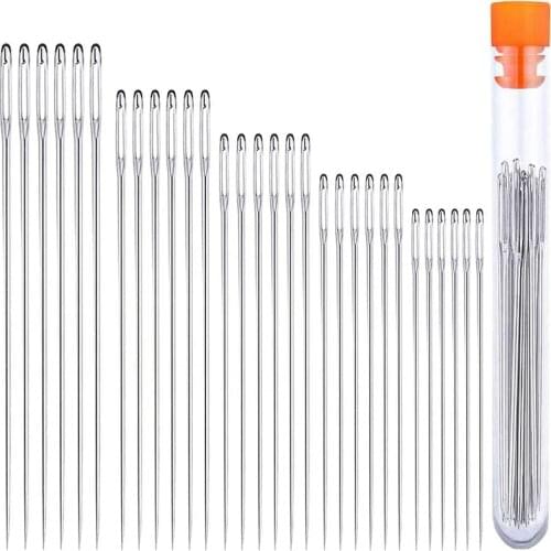 LMDZ 30 PCS Sewing Needless Household Funiversal Stainless Steel Stitching Needles Embroidery Tool Diy Accessories