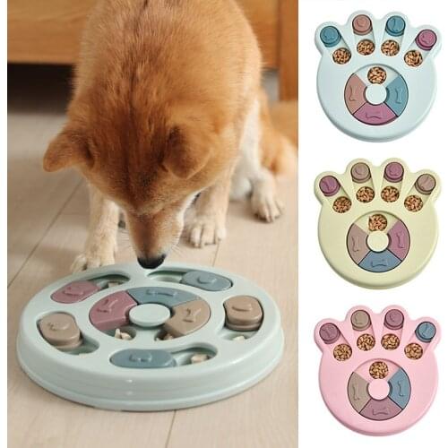 Pet Interactive Toy Increase IQ Feeder Tray Pet Toys Feeder Food Dispenser For Cats Playing Dog Training Puzzle Toy Supplies