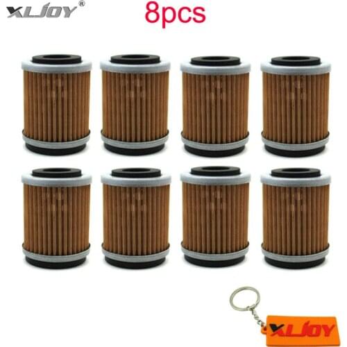 8x Oil Filter For Yamaha ATV YFM350R RAPTOR 350 YFM 400 350FW Big Bear 350X Warrior YFM350X WARRIOR 350 YFM350FX WOLVERINE 350