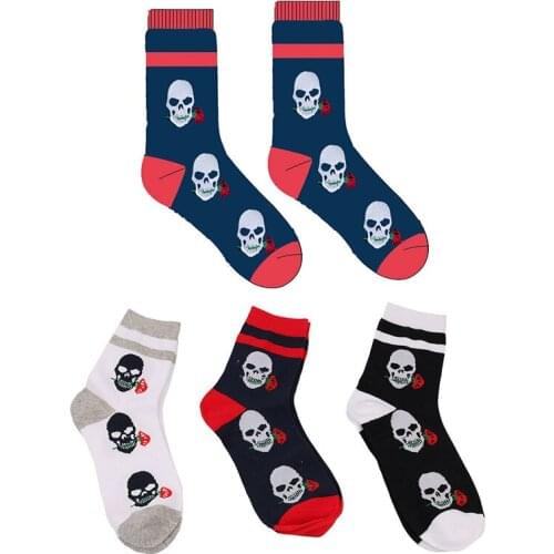 Fashion Halloween Ladies Cotton Socks Art Funny Alien Planet Creative Funny 3d Cartoon Cat Breathable Boat Socks Couple Socks