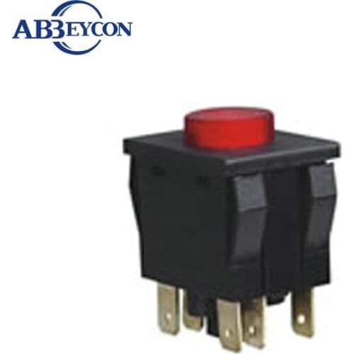 NS242 CE ROHS KD19-1 15A 250VAC big square 15a push switch