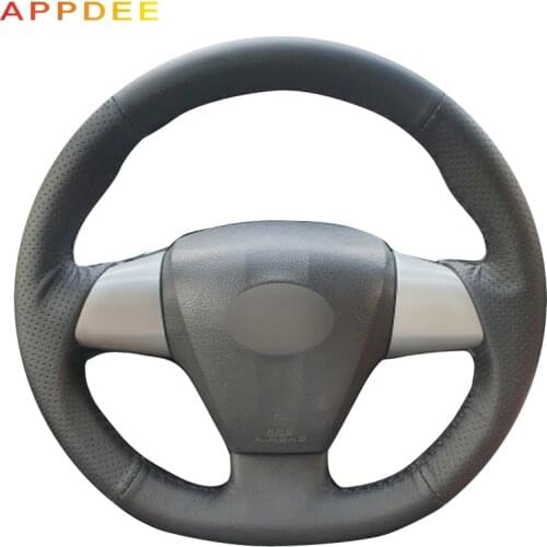 Steering wheel cover for Toyota Corolla 2011 2012 2013 RAV4 2011 2012/Toyota Verso EZ Avensis/Custom made Steering wheel cover