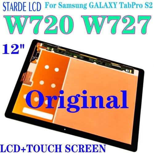Original New 12.0" For Samsung GALAXY Tab Pro S2 SM-W727 W720 W727 SM-W737 LCD Display Touch Screen Digitizer Panel Assembly