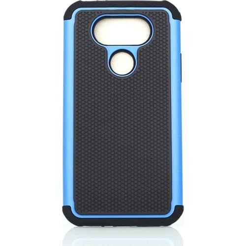 Football Grain Shockproof Plastic Case Silicone Cover For LG G5 Back Capas Dual Layer