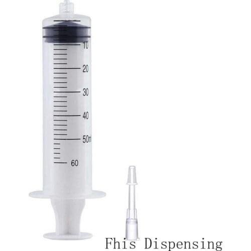 Dispensing Syringes 50cc 50ml and Plastic Need with Pack of 200