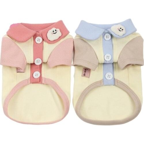 Spring Summer Dog Shirt Small Dog Clothes Cardigan Chihuahua Doggie Puppy Yorkshire Pomeranian Poodle Bichon Schnauzer Clothing