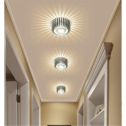 LED lighting sunflower modern wall lamp corridor lamp 1w3w interior decorative aisle lamp KTV restaurant AC85-265vRGB embedded