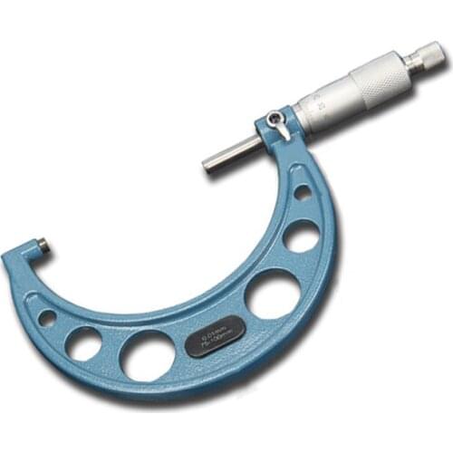 Screw Micrometer Set Measuring Tool Outer Diameter Micrometer Reference Rod 0-75mm 0-100mm 3-piece Set 4-piece Set CH