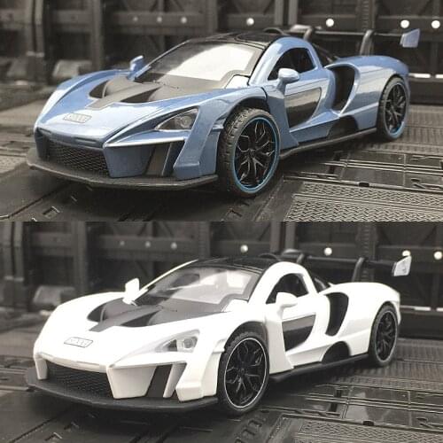 1:32 Senna Alloy Car Diecasts Vehicles Car Model Miniature Scale Toys For Children