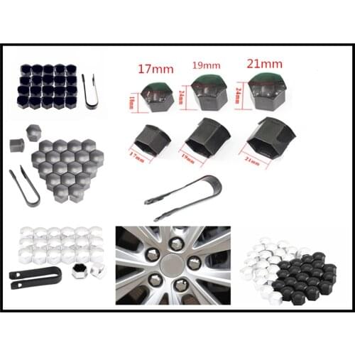 17 19 21MM car accessories wheel cover screw protection nut dustproof for Fiat Freemont Doblo 695 FCC4 500e Viaggio Strada 500C
