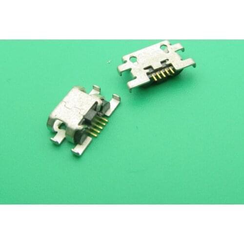 50pcs Micro USB connector For ELEPHONE S2 plus HD 5.0'' MTK6735 Quad Core 1280x720 /P4000 4G LTE mini charging port socket jack