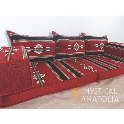 Arabic Floor Seating Sofa Majlis Cushions Oriental Jalsa Bench Area Traditional Arab Sofas Furniture