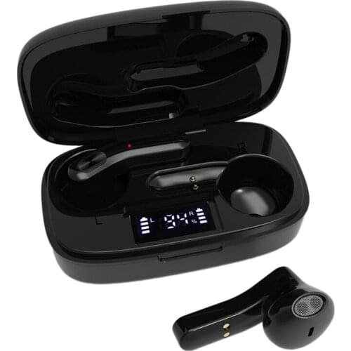 H22T Bluetooth Headset Smart Noise Reduction HD Call TWS 5.0 Wireless Headset IPX5 Waterproof Contact Bluetooth Earbuds