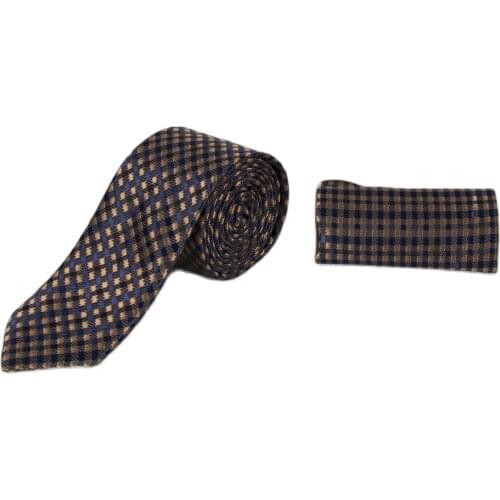 DeepSEA Male Plaid Patterned Mendilli Tie Casual Business Office Career Unisex High Quality Four Seasons 2001961