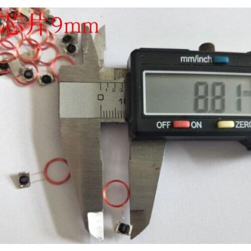 Diameter 9mm NFC TAGS 213 COB COIL chips and antennas 10pcs/Lot