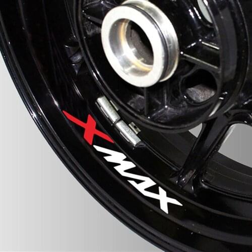 For YAMAHA xmax XMAX125 250 300 Motorcycle Wheel Decorative Stickers Stripes Reflective Waterproof Wheel Sticker Decal
