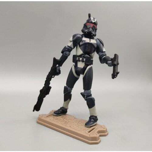 WARS Republic Shadow Utapau Dark Blue Trooper 3.75" Loose Action Figure