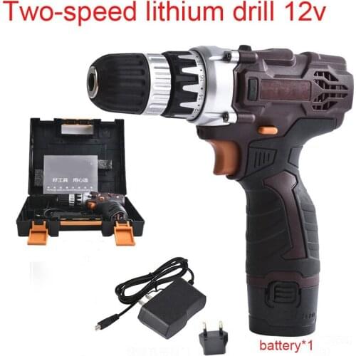 New 12V Lithium drill Electric Screwdriver Cordless Drill Lithium-Ion Battery Wireless Power Driver DIY Torque drill Power Tools