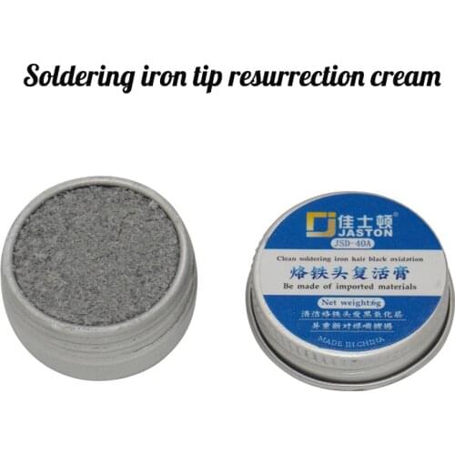 Electrical Soldering Iron Tip Refresher Solder Clean Cream Paste For Oxide Resurrection Solder Iron Tip Head