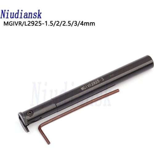 MGIVR3125-3 MGIVR2925-2 MGIVL2925-2.5 1.5/2/3/4mm MGIVR MGMN Grooving Tool Arbor Groove the Hole Turning tool Holder Tool