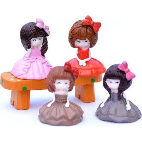 Princess Mini Girl Miniature People Micro Landscaping Landschaft Decoration Craft Home Decor DIY Accessories