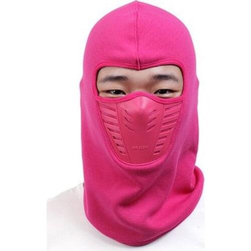 Multi-function Warm Fleece Hooded Hat Autumn and Winter Models Outdoor Sports Caps Men Women Windproof Snow Thickening Mask Hats