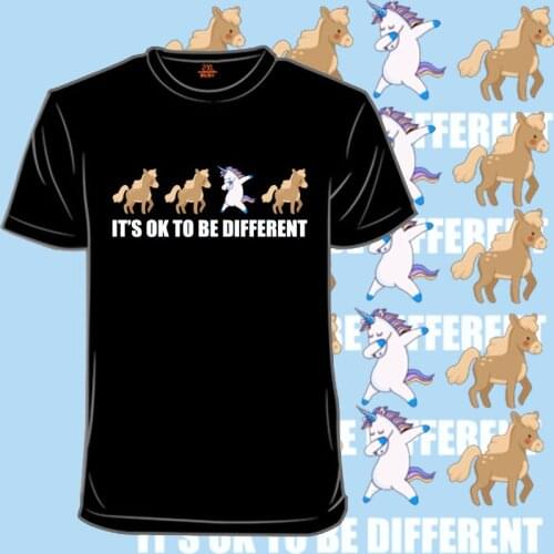 Cheap Graphic Autism Awareness Its Okay To Be Different T-Shirt Men Personalized Short Sleeves Blue Crew T-Shirts