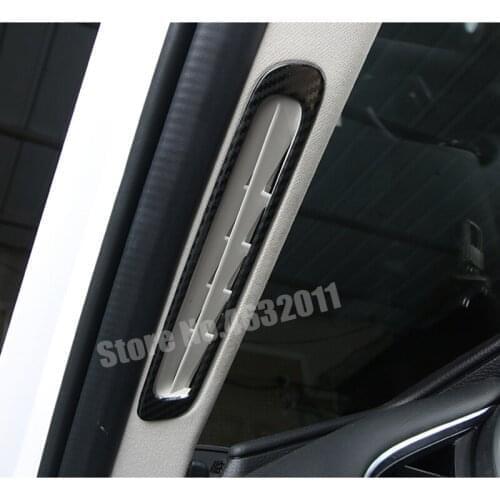 Stainless steel For Mazda 3 Axela 2019 2020 Car Door Window column Air Condition outlet Vent frame Cover Trim Car Accessories