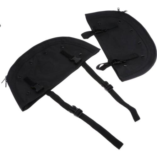 Nylon Lower Chap Leg Warmer Bag For Harley Softail FLSTC FLSTF FLSTN 65-17