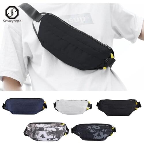 SENKEY 2021 New Women Crossbody Bag Male Waist Bag Shoulder Bag Male Waterproof Messenger Bag Teenage Fashion Purse Chest Bags
