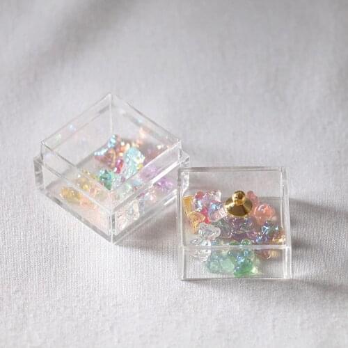 New Hot！20Pcs/Set Mini Resin Colorful Simulation Bear Candy DIY Crafts Dollhouse Decoration Accessories