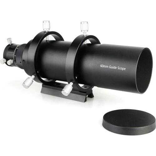New 60mm Multi-Use Guide Scope with Helical Focuser for CCD Astronomy Camera Black LD2018B