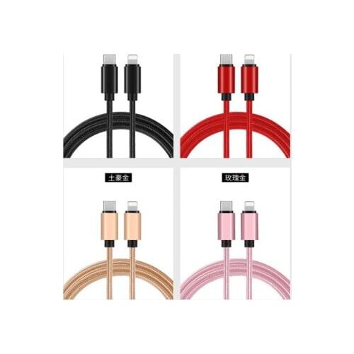 PD fast charging usb c cable for iPhone 12 11 pro max Xs 18W 3A