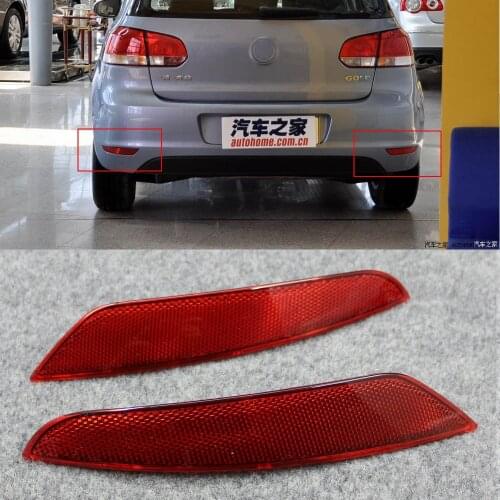 Apply to Golf 6 MK6 Rear bumper reflector Rear bar reflector False light Reflector panel 5KD 945 105 5KD 945 106