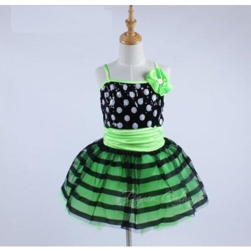 Rainbow Tutu Ballet Dance Costume Sequins Stage Performance Ballet Dresses Ballerina Children Clothes Girls Ballet Dancewear Kid